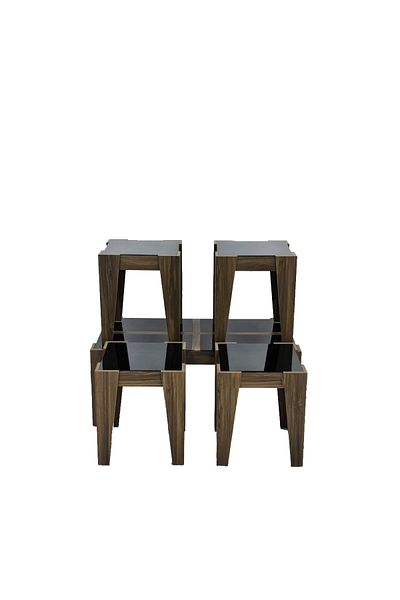 Ch 5-piece tea table set