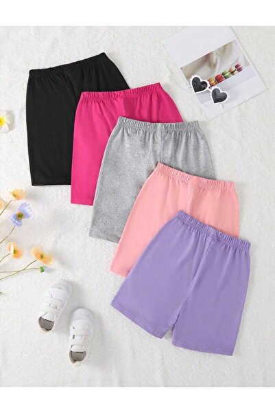 VESTIR BIEN Kalpli 5 Renk Rahat Pamuklu Çocuk Şort