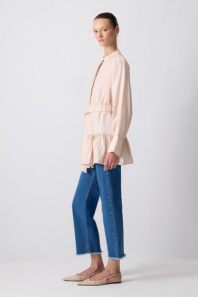 Touché Privé Belted Viscose Tunic
