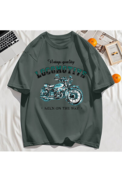 StartMore Y2K Vintage T-Shirt Tee Vintage Quality Locomotive Printed