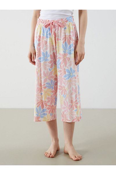 LC Waikiki Nou sezon Petite Capri pijama pentru femei cu talie elastică - S5H123Z8
