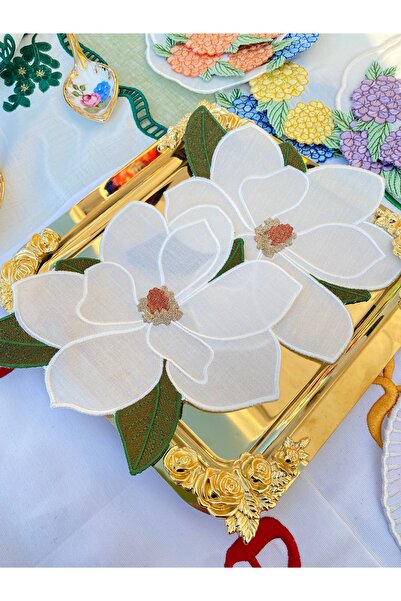 Lusso Gardenya Lotus Kokteil Peçete 2’li