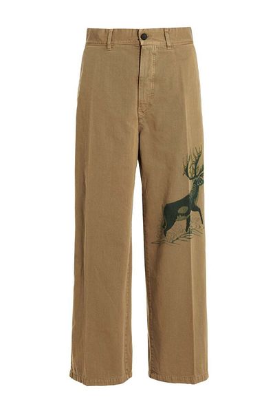 INCOTEX Incotex Red X Facetasm Printed Cotton Trousers