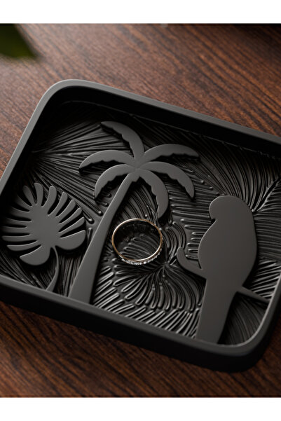 Sizseyy Organizator pentru cutii de bijuterii cu inele de papagal