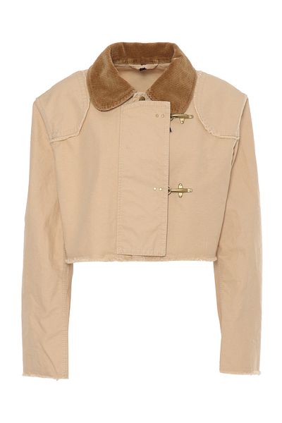 FAY Beige cropped jacket
