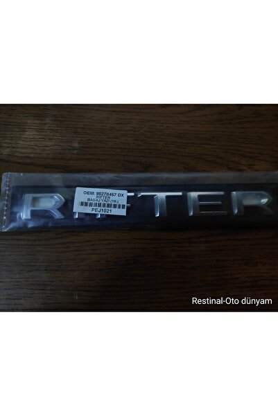 restinal PEUGEOT Rifter BAGAJ YAZISI 2019 VE SONRASI YILLAR UYUMLU Pejo rifte...