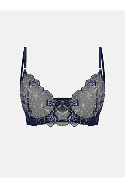 LC Waikiki Özmarka New Season Underwire Non-Padded Embroidered Fancy T-Shirt Bra