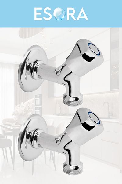 ESORA 2 Laundry Faucets with Chrome Brass Volon