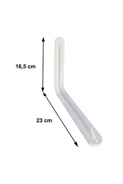 CANSA Under Shelf 7x9 mm White