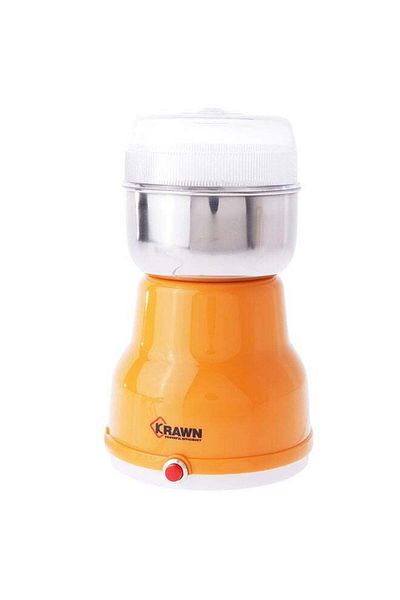 KRAWN Coffee Grinder 100.0 W KRAWN-KB196 Silver/Orange