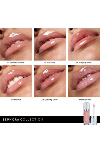 SEPHORA Sephora Outriggers Plump EffectX Lip Gloss XXL Nude 02