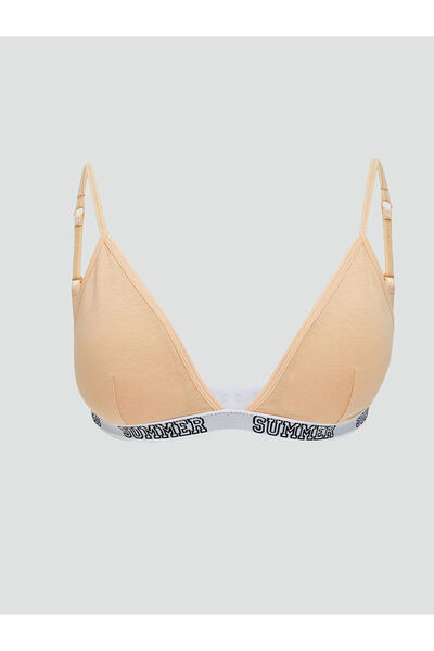 LC Waikiki Πρώτο σουτιέν με εμπριμέ νέας σεζόν χωρίς καλάμι και χωρίς επένδυσ...