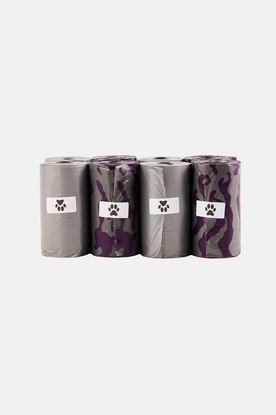 Posh Paws 8 Rolls Camouflage Poop Bags, Assorted
