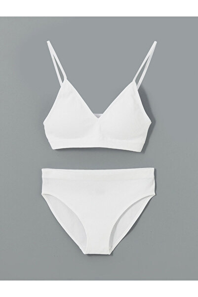 LC Waikiki Peak New Season First Bra and Bikini Panty Set with Removable Pads