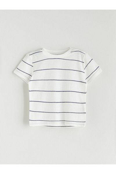 LC Waikiki Striped Baby Boy T-Shirt and Shorts 2-Piece