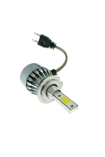 OEM Set 2 becuri auto LED, BA-C6-2-6000, C6, H7, 6000K, 36W, COB