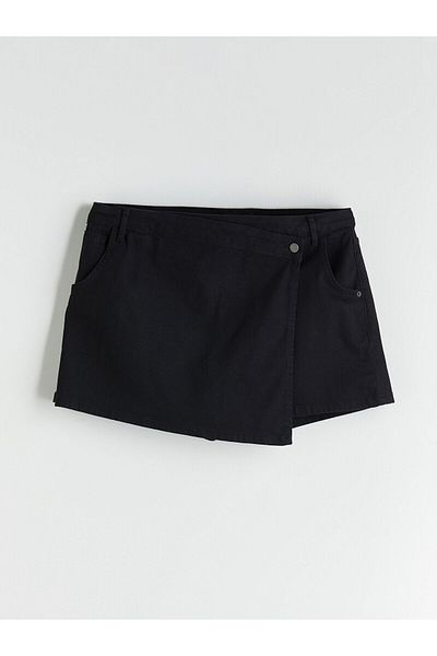 LC Waikiki Γυναικεία τζιν σορτς φούστα Standard Fit