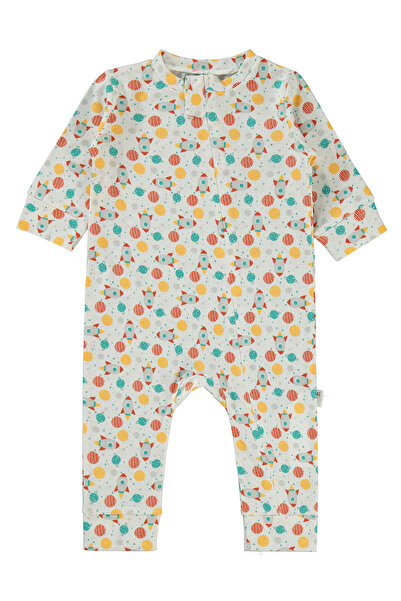Civil Baby Baby Boy Jumpsuit Without Booties 3-18 Months Ecru