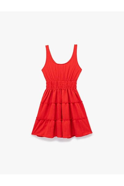 Koton Gipeli Red Women's Dress 5Sal80041Iw
