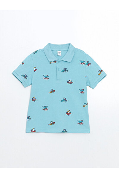 LC Waikiki Nova sezonska polo majica sa printom za dečake Pike - S5EO13Z1