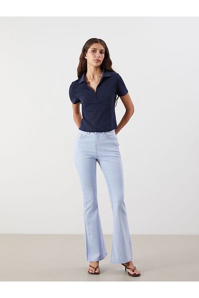 LC Waikiki Pantaloni Jean Flare pentru damă