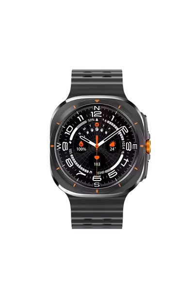 zyteq W7 Smartwatch, 1.43" AMOLED, BT 5.4, GPS, HR/O2/BP, SOS, Wireless Charging, Black