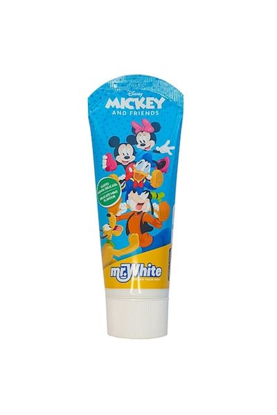 Mickey Mouse Toothpaste for Kids +3 Years Mr.White Mickey Mouse Delicate Mint Flavor 75ml