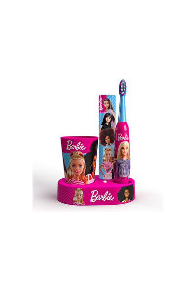 Barbie Kids Mr. White LED Kids Set: Electric Toothbrush, Kids Toothpaste, Mug + Luminous LED Tower