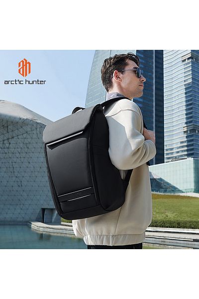 Arctic Hunter Computer Backpack Durable Water-Resistant TSA Friendly Opening Slim Travel Backpack B00559