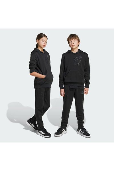 adidas Pantaloni de sport negri J Smi Pant pentru copii Jn2147