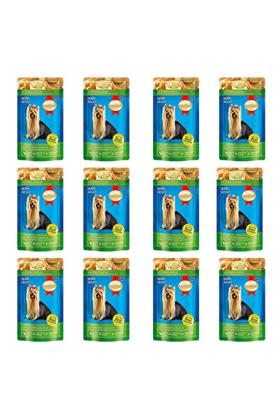 SmartHeart Adult Wet Dog Food Smoked Chicken Flavor with Vegetables 130 g x 12