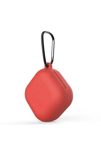 THD Samsung Galaxy Buds2 headphone protection case, red color, with hook