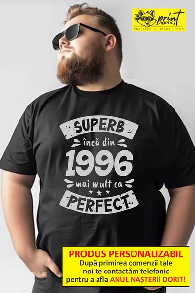 Funny Gift Tricou cu maneca scurta personalizabil, Cadou Aniversare Superb An Nastere