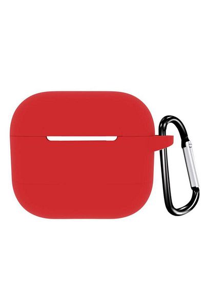 THD THD silicone case for Apple Airpods 3 wireless headphones, red color