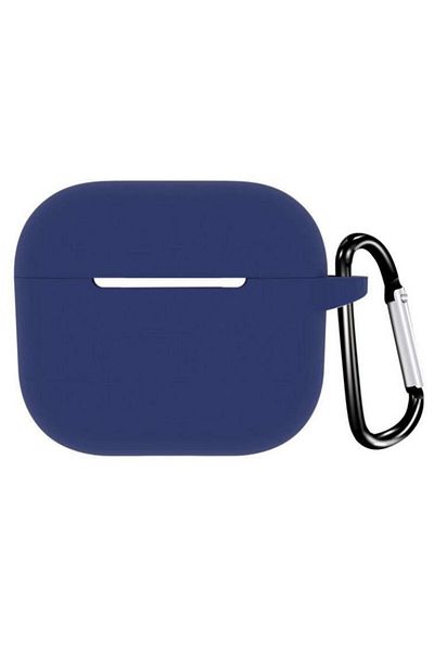 THD Husa din silicon marca THD pentru castile wireless Apple Airpods 3, culoarea albastru midnight