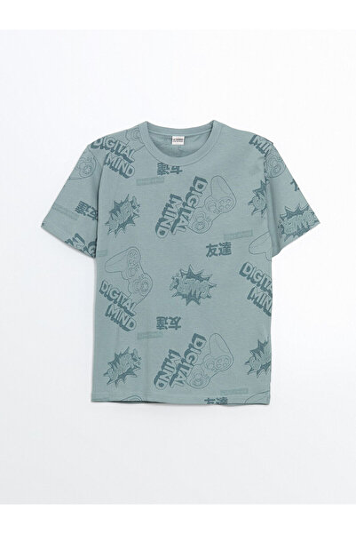 LC Waikiki طاقم الرقبة الصبي تي شيرت