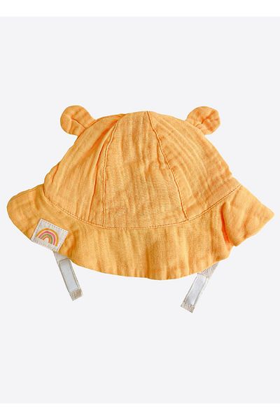 kitikate Organic Lamur Hat Yellow