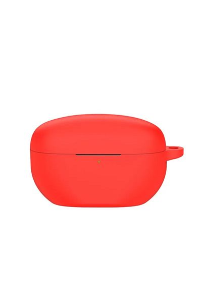 THD THD silicone case for Sony WF-1000XM5 wireless headphones, carabiner included, red color