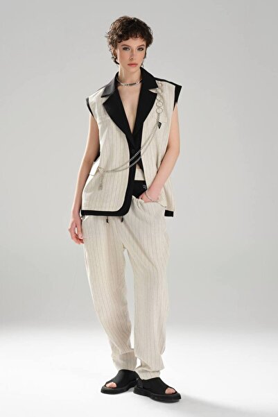 tw3 Women's Chain Detailed Design Vest