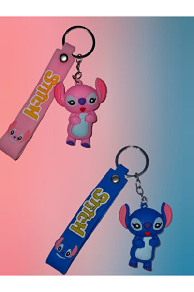 ibis oyuncak مجموعة سلاسل مفاتيح ستيتش مكونة من قطعتين