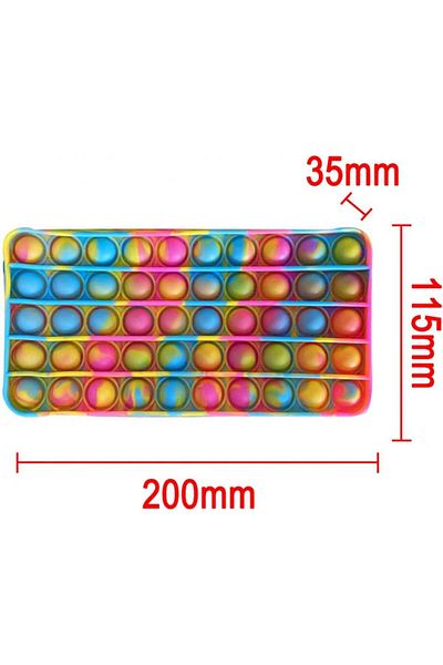 CUIFULI Children's Pencil Case, Silicone, Multicolor, 11.5 X 20 X 3.5 Cm