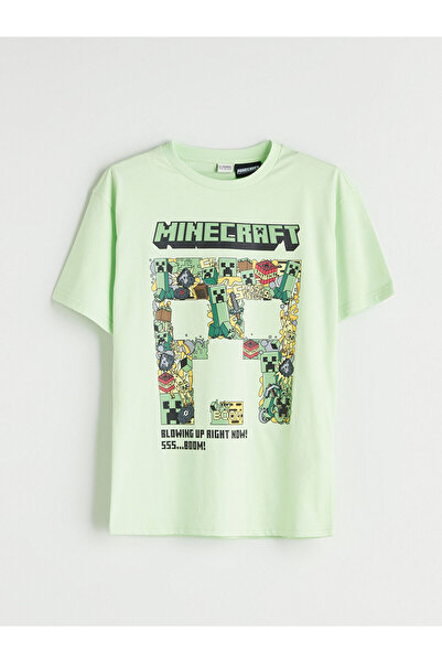 LC Waikiki طاقم الرقبة المطبوعة الصبي تي شيرت