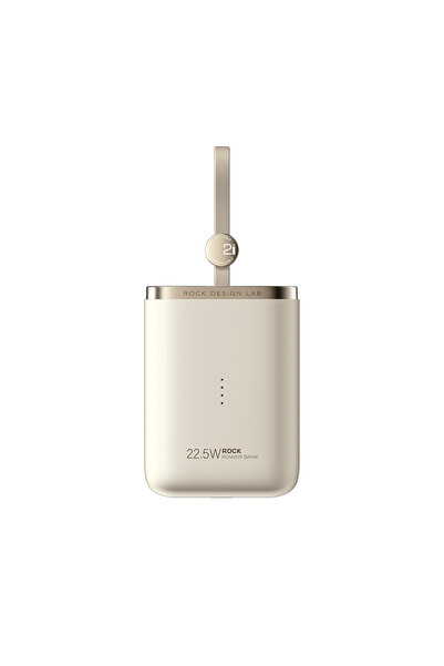 Rock PowerSack PD 22.5W 10000 mAh. 3 in 1 Type-C Lightning Power Bank