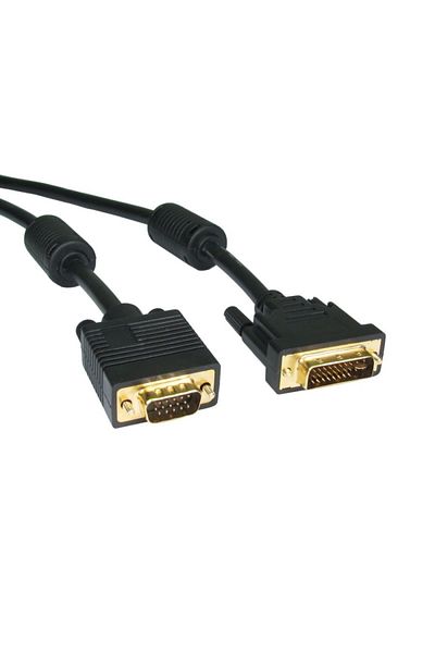 nelbo Nelbo DVI - VGA cable 1.5 meters, double shielded, gold-plated connectors