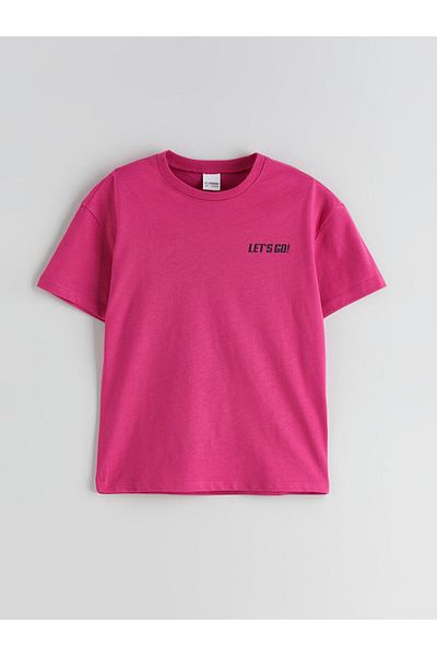 LC Waikiki Text Printed Boy's T-Shirt