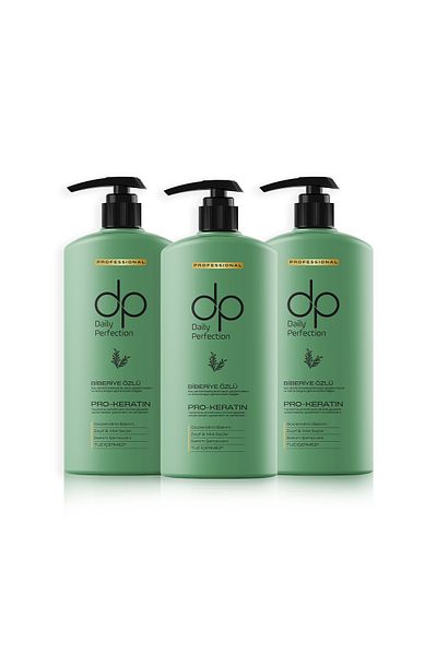 dp Daily Perfection Shampoo Rosemary Extract 800 ml X 3 Pieces