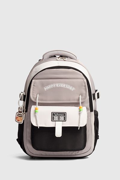 Fiyaka Ççs 51939 School Backpack Student Daily Travel Holiday Sports Walking Trip Gray