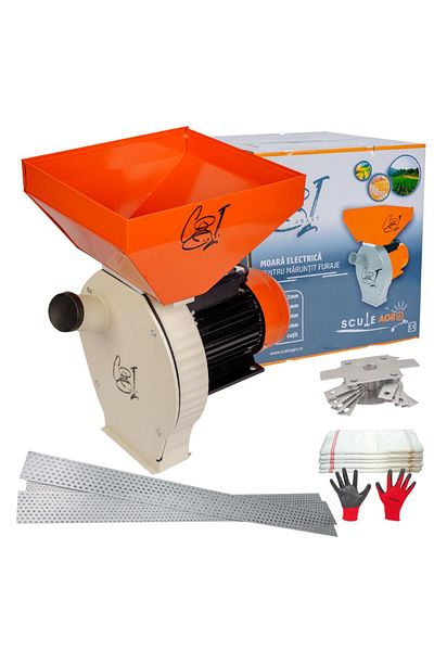 COBI SMART® 2 in 1 electric grain mill, 3.9 KW, capacity 350 kg/h, large bowl, accessories included