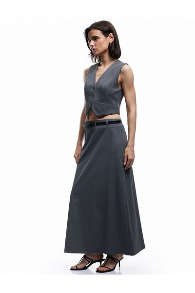 Koton Regular Fit Standard Waist Midi Pencil Skirt