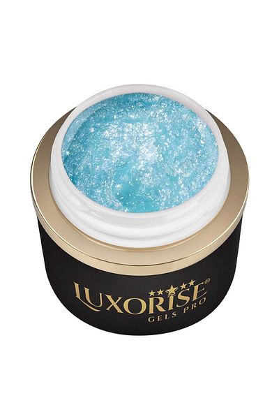 LUXORISE Gel de design 3D - Royal Glitz, Aqua Dream 5ml